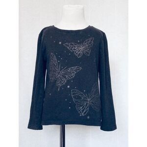 GAP KIDS Girls 4/5 Butterfly Long Sleeve Knit Top